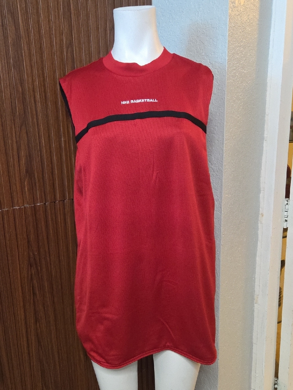 Vintage Nike Basketball Reversible Jersey Center Swoosh Size L"[1165]